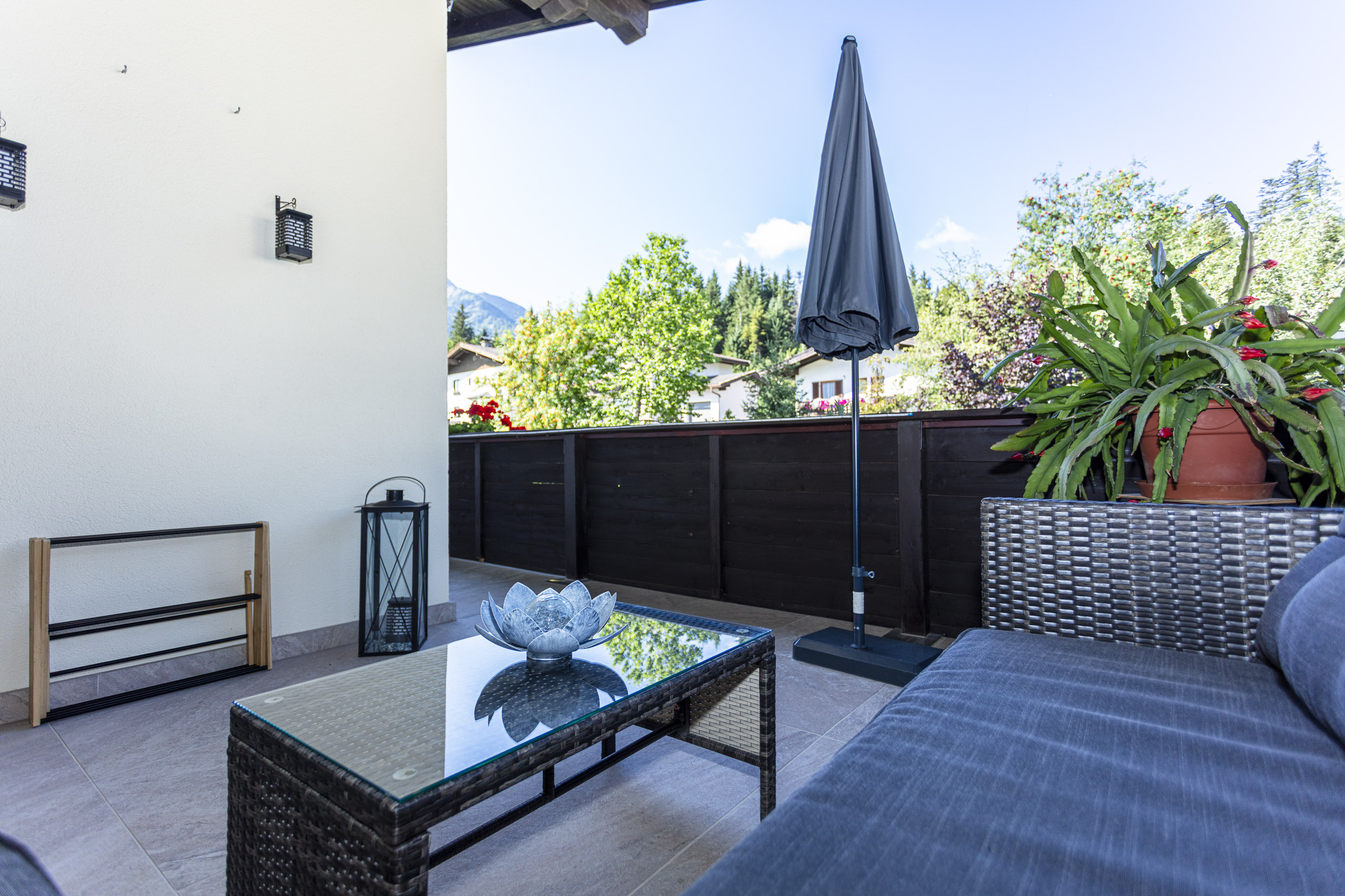 Balkon der Ferienwohnung Mitterherzog
