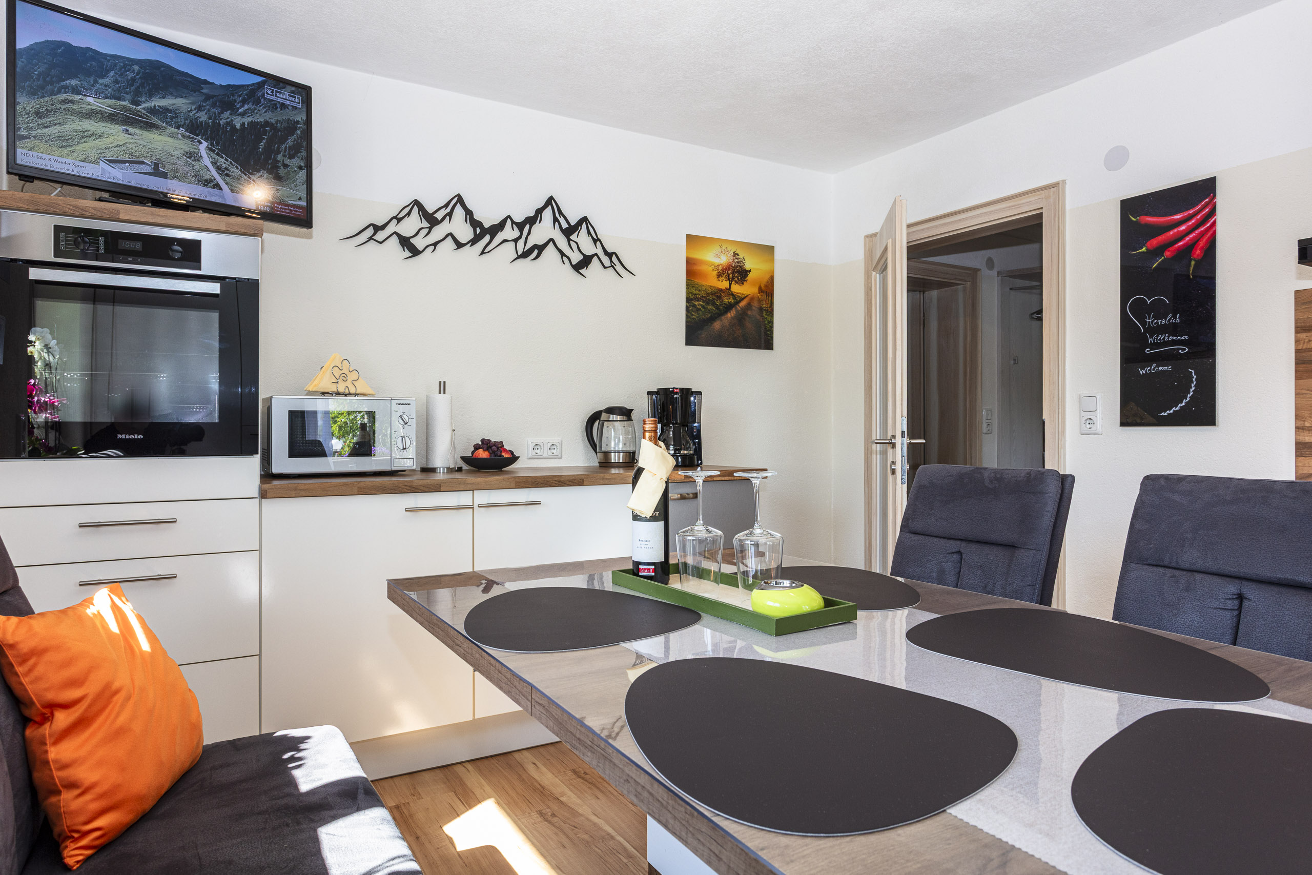Innenansicht der Ferienwohnung Mitterherzog