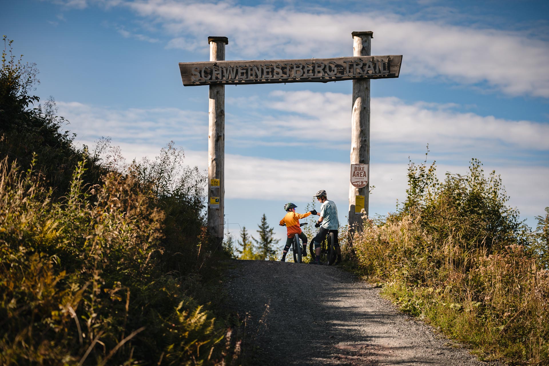 Radausflug mit der Familie im Pillerseetal