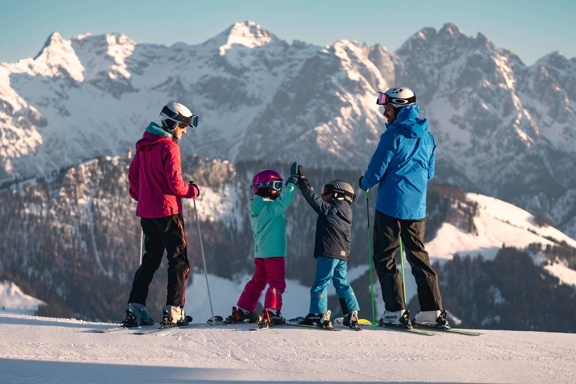 Skiurlaub mit der Familie im Pillerseetal