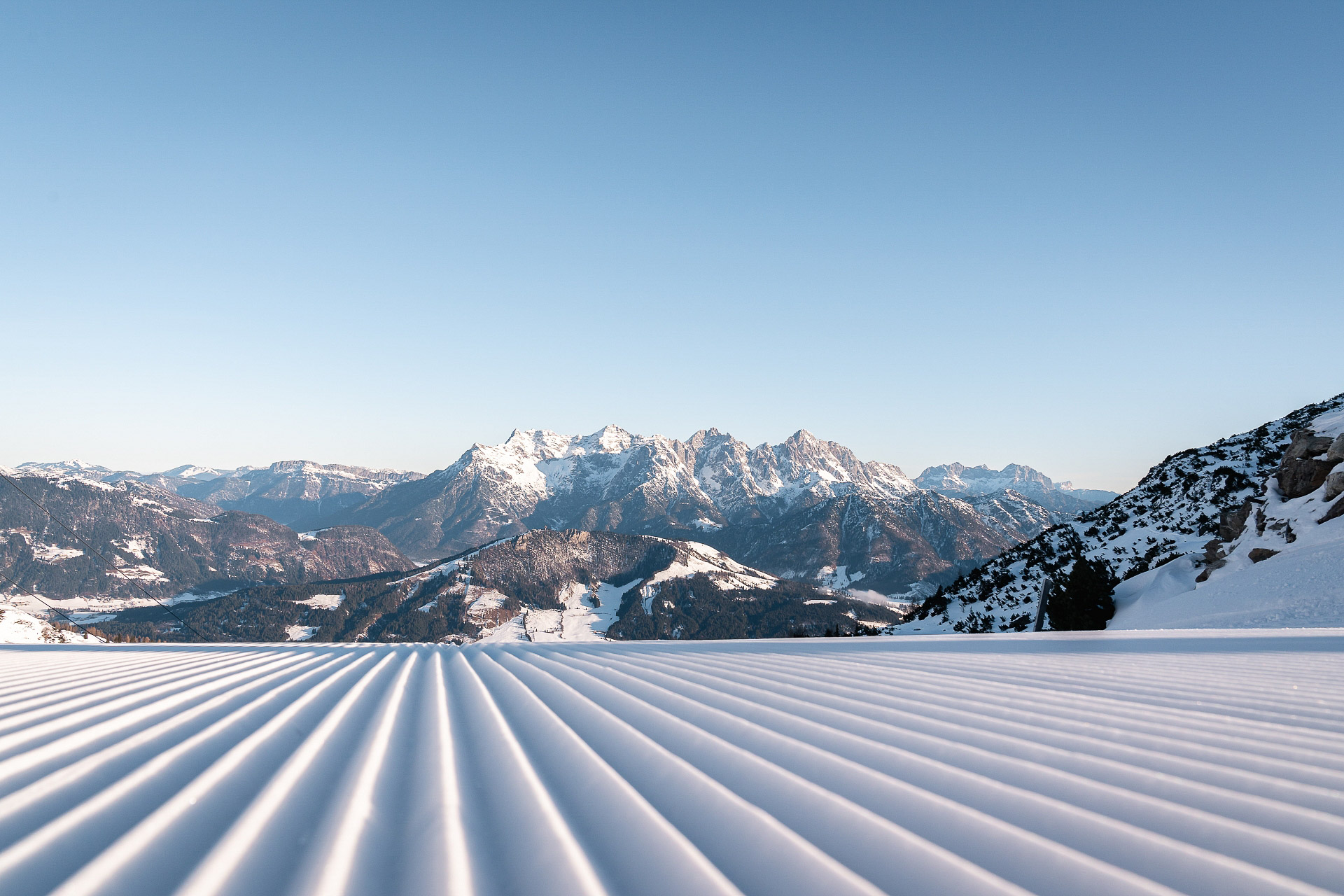 Winterlandschaft im Pillerseetal
