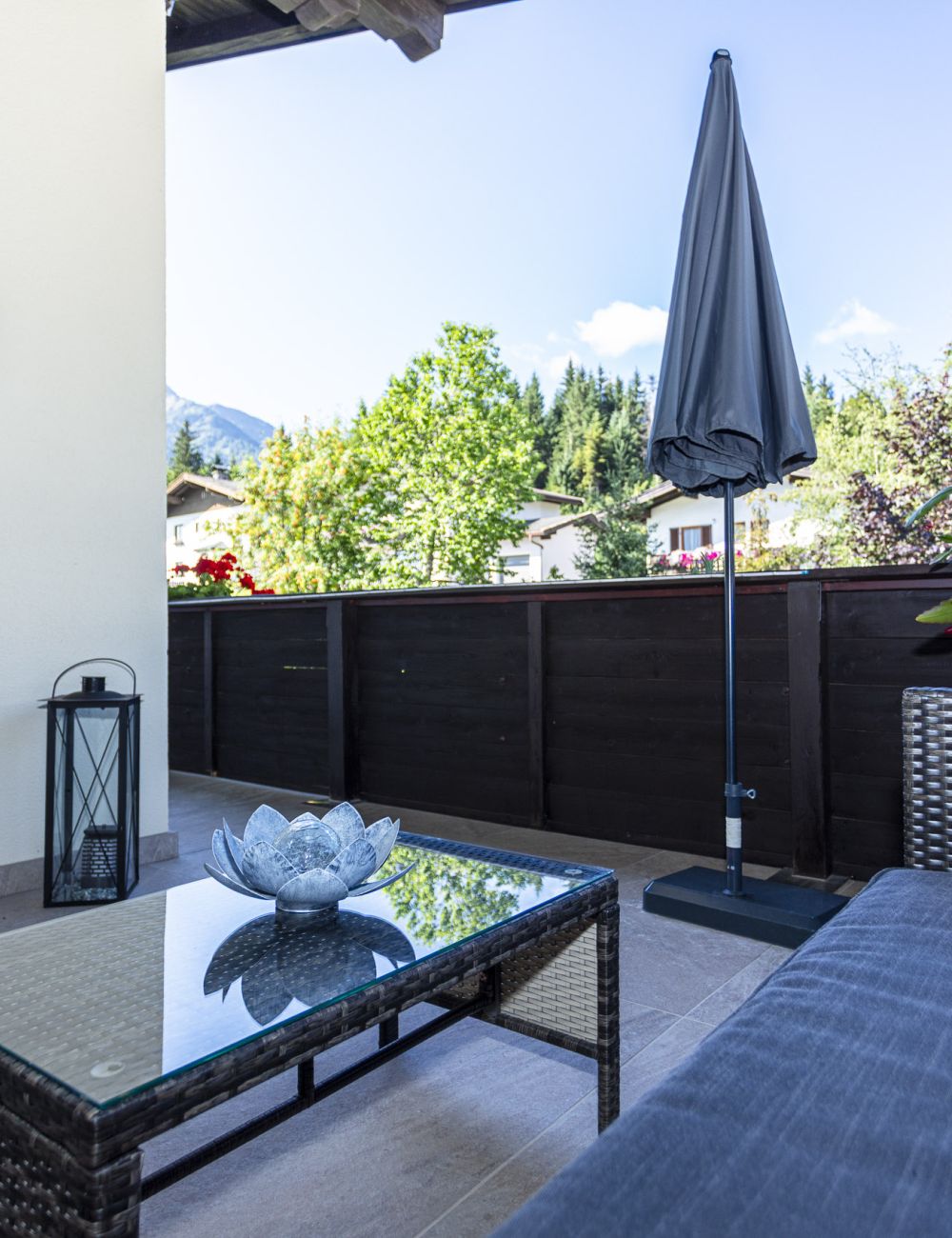 Balkon der Ferienwohnung Mitterherzog
