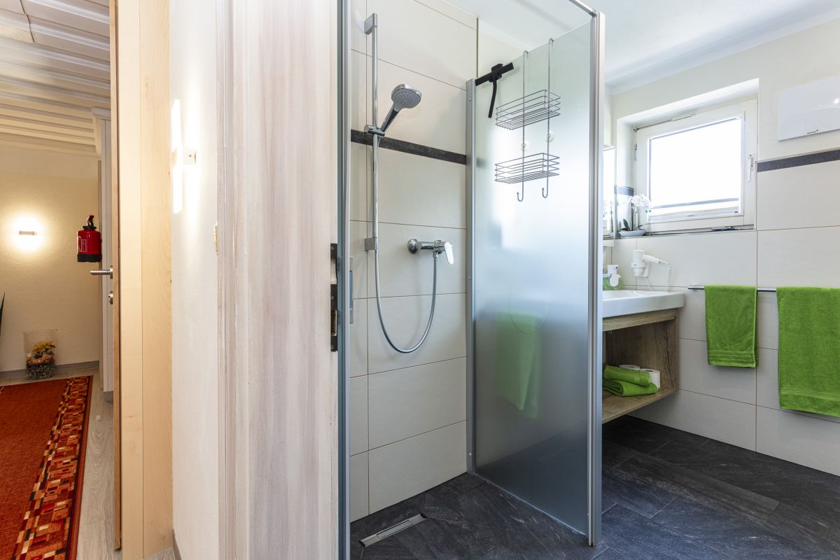 Sanitärbereich der Ferienwohnung Mitterherzog