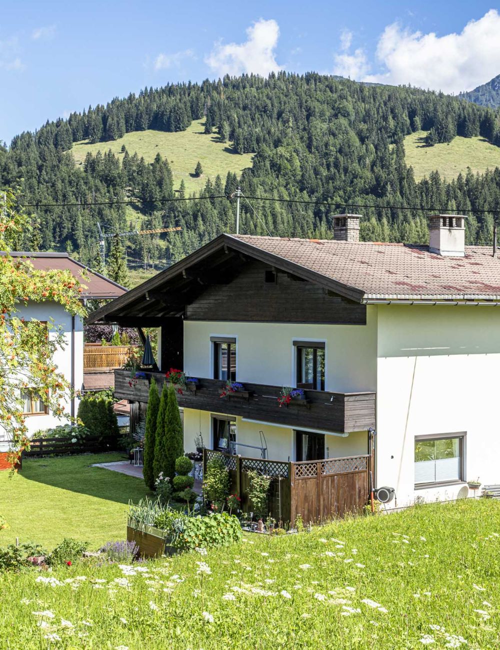 Haus Mitterherzog in Hochfilzen im Sommer