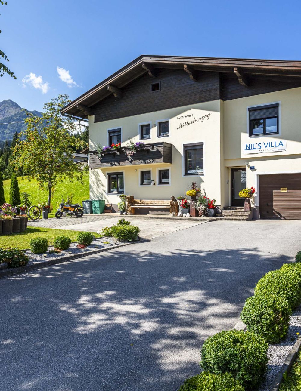Haus Mitterherzog in Hochfilzen im Sommer