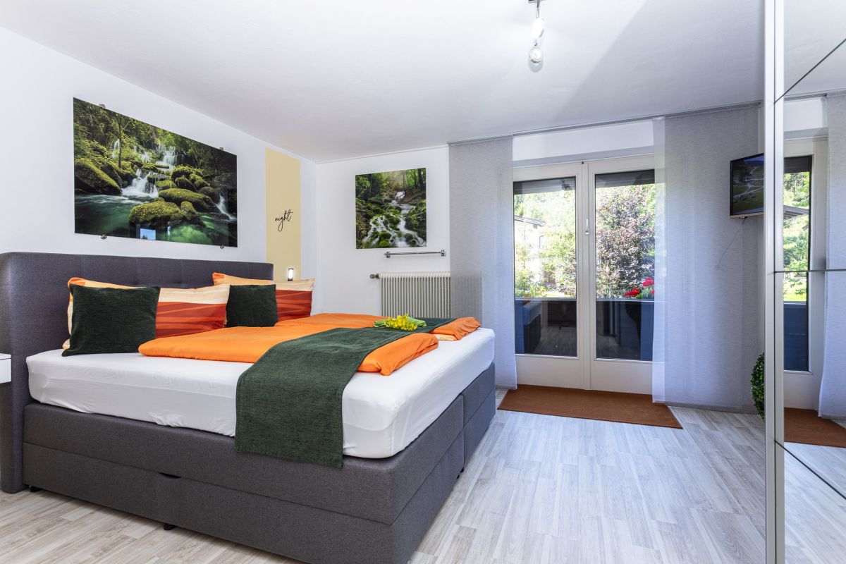 Schlafbereich in der Ferienwohnung Mitterherzog