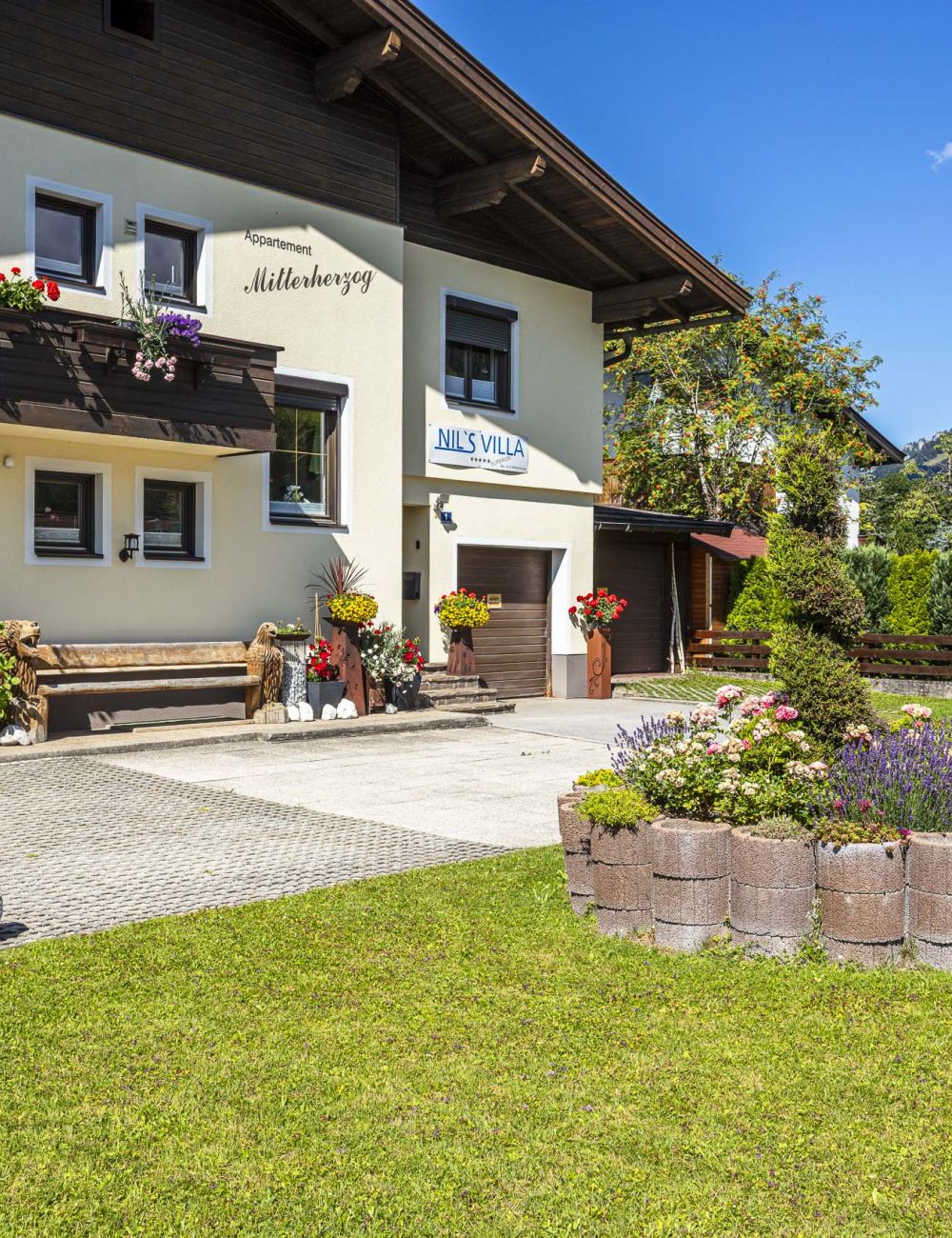 Haus Mitterherzog in Hochfilzen im Sommer