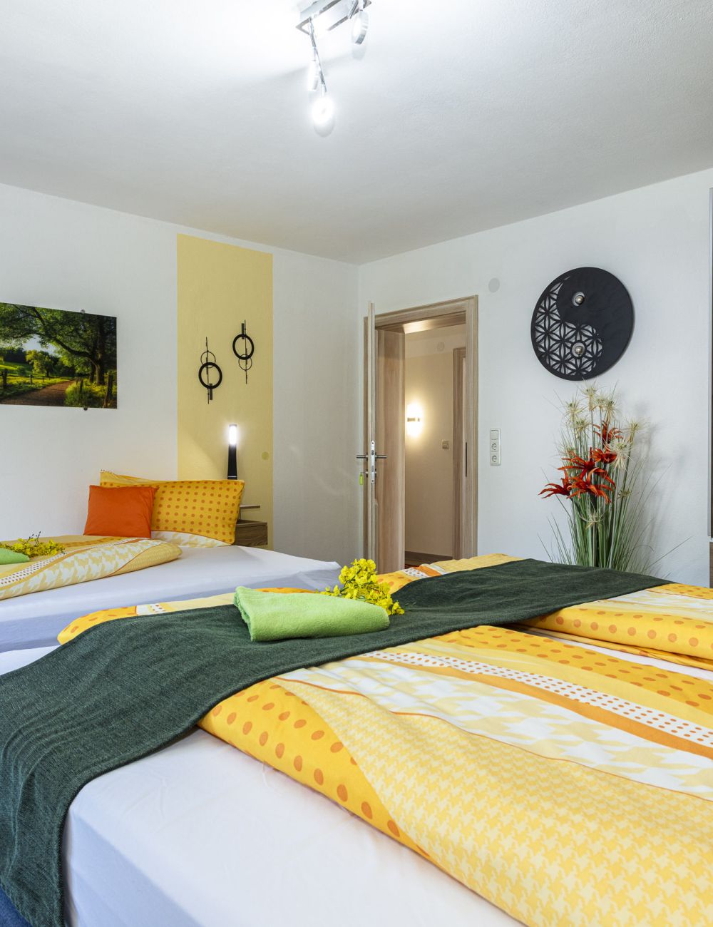 Schlafzimmer der Ferienwohnung Mitterherzog